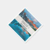 Schilderachtig landschap van bergland servet (Hoek)