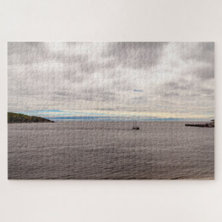 Schilderachtig landschap van de baai van Tadoussac Legpuzzel