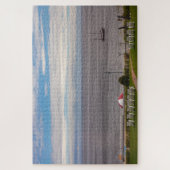 Schilderachtig landschap van de baai van Tadoussac Legpuzzel (Verticaal)