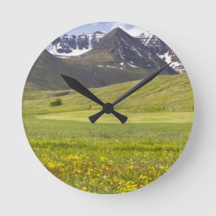 Schilderachtig landschap van de vallei van Svarfad Ronde Klok
