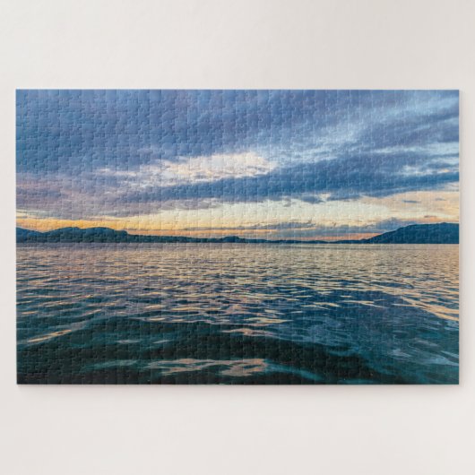 Schilderachtig landschap van het Maggiore-meer bij Legpuzzel (Horizontaal)