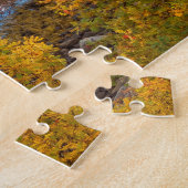 Schilderachtig landschap van Lofoten Nordland Noor Legpuzzel (Zijkant)