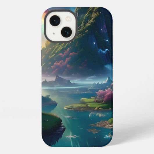 Schilderachtig Landschap Vier iPhone Hoesje (Achterkant)