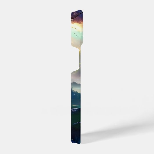 Schilderachtig Landschap Vier iPhone Hoesje (Rechterkant)