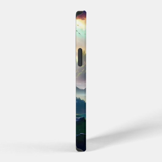 Schilderachtig Landschap Vier iPhone Hoesje (Rechterkant)