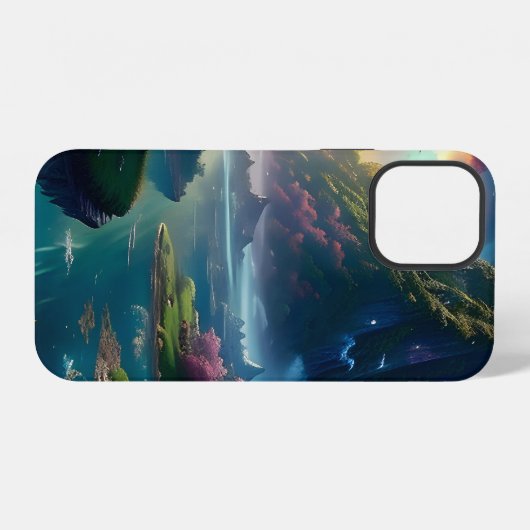 Schilderachtig Landschap Vier iPhone Hoesje (Achterkant horizontaal)