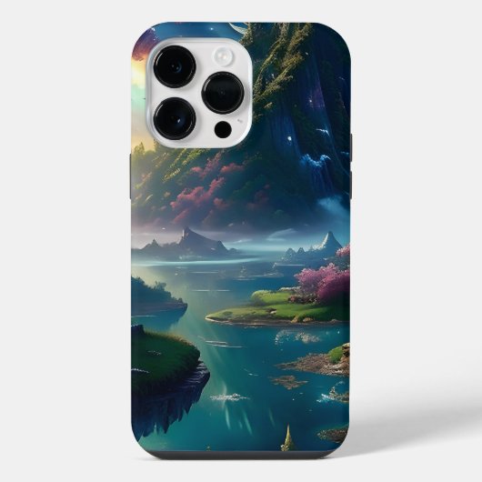 Schilderachtig Landschap Vier iPhone Hoesje (Achterkant)