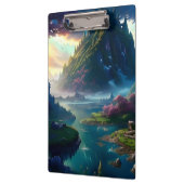 Schilderachtig Landschap Vier Klembord (Links)