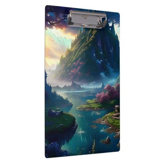 Schilderachtig Landschap Vier Klembord (Rechts)