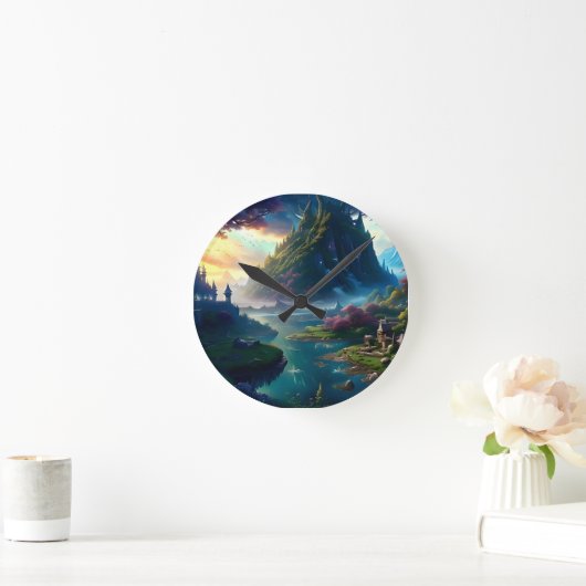 Schilderachtig Landschap Vier Ronde Klok (Huis)