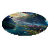 Schilderachtig Landschap Vier Snijplank (Hoek)