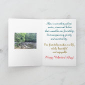 Schilderachtig landschap, vriend Valentijn Kaart (Binnen)