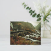 Schilderachtig Landschap Watervallen en Bos Briefkaart (Staand voorkant)