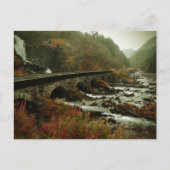 Schilderachtig Landschap Watervallen en Bos Briefkaart (Voorkant)