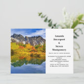 Schilderachtig Landschapsbergen Lake Forest bruilo Kaart (Staand voorkant)