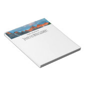 Schilderachtig landschapsfoto van bergen notitieblok (Schuin)