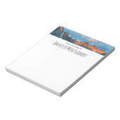 Schilderachtig landschapsfoto van bergen notitieblok (Linkerzijde)