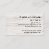 Schilderachtig landschapsfoto van bergen visitekaartje (Achterkant)