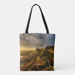 Schilderachtig landschapsfoto van Schotland Tote Bag
