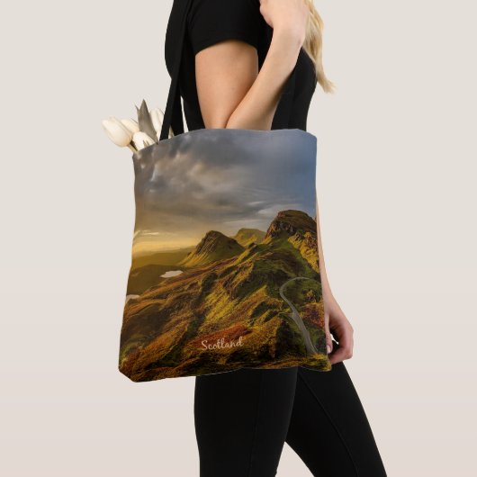 Schilderachtig landschapsfoto van Schotland Tote Bag (Dichtbij)