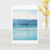 Schilderachtig landschapsfotografie van het Bled S Kaart (Gele Bloem)