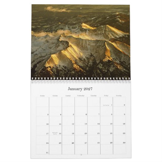 Schilderachtig landschapskalender kalender (Jan 2027)