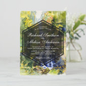 Schilderachtig landschapswaterval Woensdag uitnodi Kaart (Staand voorkant)