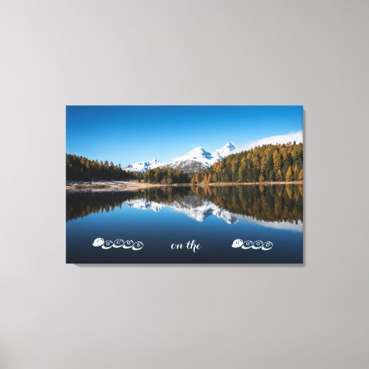 Schilderachtig landschapszin Uitgebreide weergave Canvas Afdruk (Voorkant)