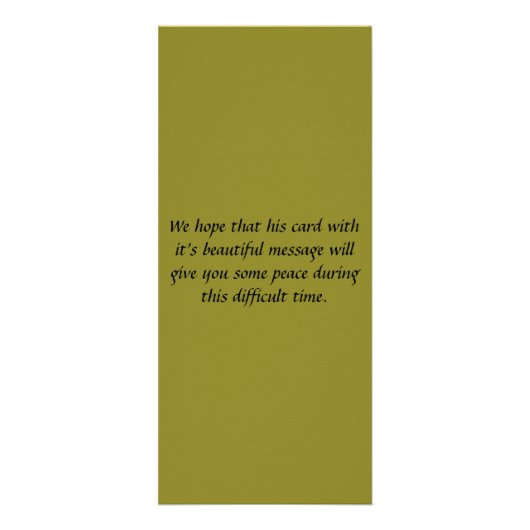 Schilderachtig landweg met rode boog en bomen reclamekaart (Achterkant)