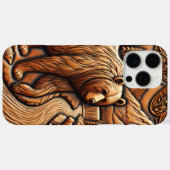 Schilderachtig Leather Beer River Scene Case-Mate iPhone Case (Achterkant (horizontaal))
