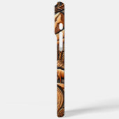 Schilderachtig Leather Beer River Scene Case-Mate iPhone Case (Achterkant / Links)