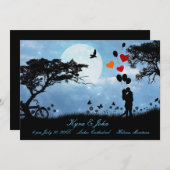 Schilderachtig liefde onder het moon Simple Weddin (Voorkant / Achterkant)