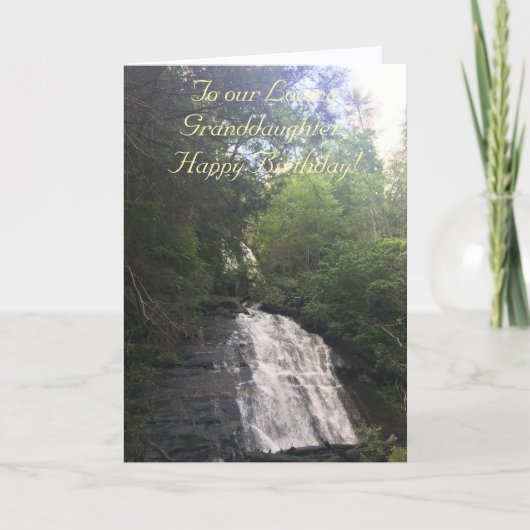 Schilderachtig, Liefdevolle kleindochter, Verjaard Kaart (Voorkant)