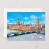 Schilderachtig Londen, Engeland | Big Ben Briefkaart (Voorkant / Achterkant)