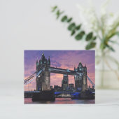 Schilderachtig London Tower Bridge Briefkaart (Staand voorkant)