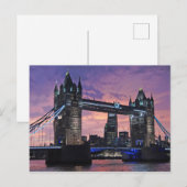 Schilderachtig London Tower Bridge Briefkaart (Voorkant / Achterkant)