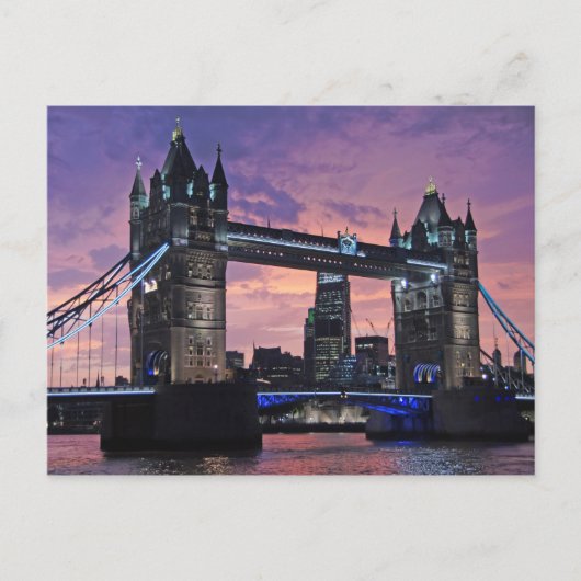 Schilderachtig London Tower Bridge Briefkaart (Voorkant)