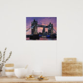 Schilderachtig London Tower Bridge Poster (Keuken)