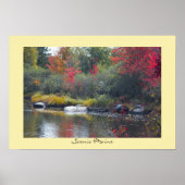 Schilderachtig Maine Poster (Voorkant)