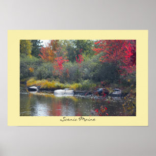 Schilderachtig Maine Poster