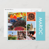 schilderachtig maroc briefkaart (Voorkant / Achterkant)