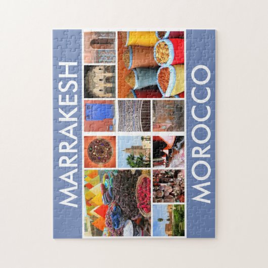 schilderachtig marrakesh legpuzzel (Verticaal)