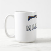 Schilderachtig Maryland Retro Silhouet Koffiemok (Links)