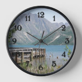 Schilderachtig meer- en berglandschap (Voorkant)