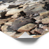 Schilderachtig meer van het Marie Snowy-meer Poster (Hoek)