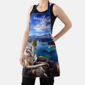 Schilderachtig meer van Tahoe California Blauw wat Schort (Insitu)