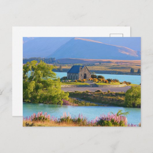 Schilderachtig meer van Tekapo Briefkaart (Voorkant / Achterkant)