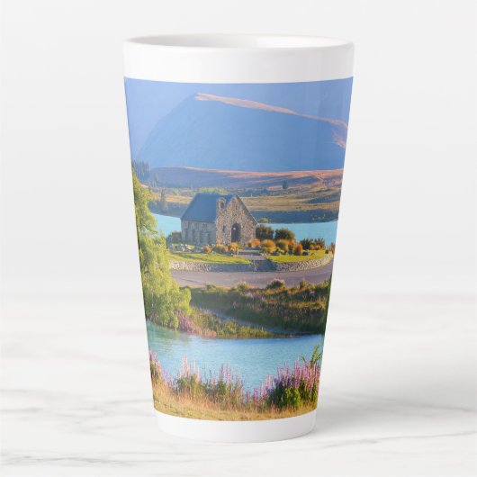 Schilderachtig meer van Tekapo Latte Mok (Voorkant)