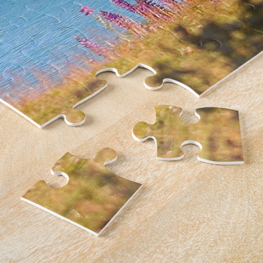 Schilderachtig meer van Tekapo Legpuzzel (Zijkant)