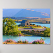Schilderachtig meer van Tekapo Poster (Voorkant)